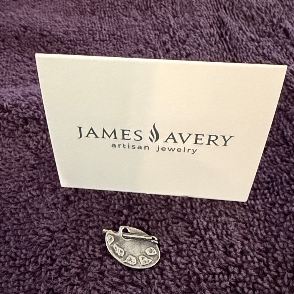 Retired - James Avery Silver Artist Palette Charm